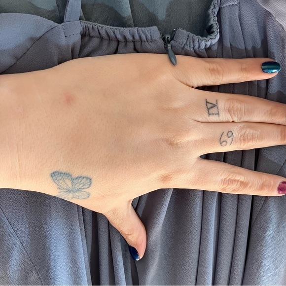 Lulu’s Mythical Kind of Love Slate Blue Maxi Dress - Picture 10 of 12